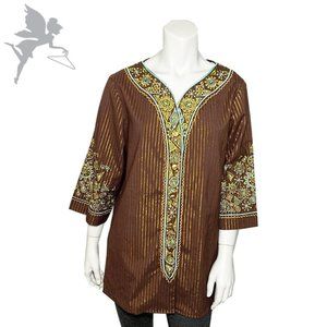 VINTAGE BOB MACKIE Embroidered Top